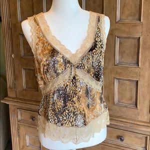 Silk Per Se print top